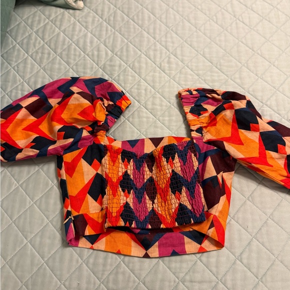 FARM Rio Multicolor Geometric Blouse - Picture 2 of 3